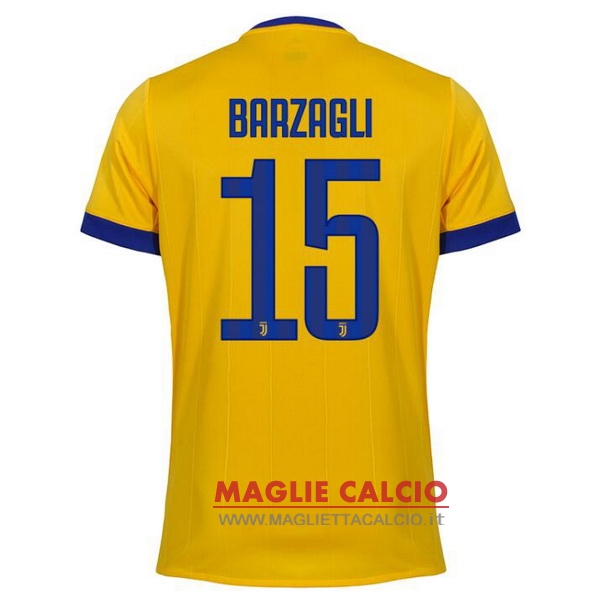 nuova maglietta juventus 2017-2018 barzagli 15 seconda